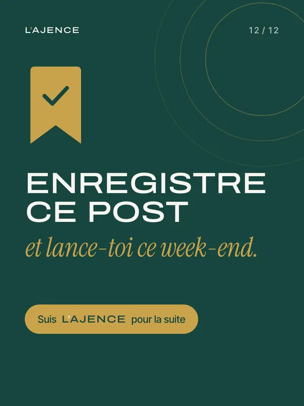 Carrousel 12&nbsp;: Enregistre ce post