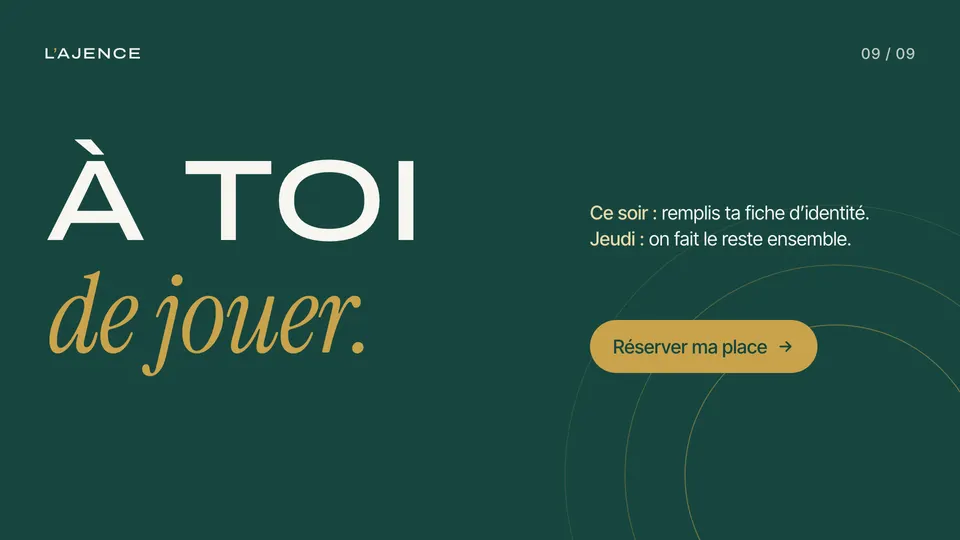 Présentation 9&nbsp;: À toi de jouer